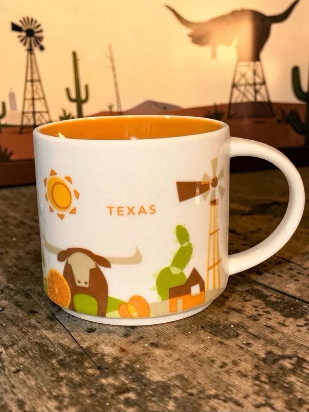 Starbucks TEXAS 2015 You Are Here Collection 14 Oz Coffee Mug NWOB